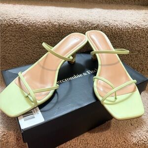Abercrombie & Fitch Women's Light Green Heels